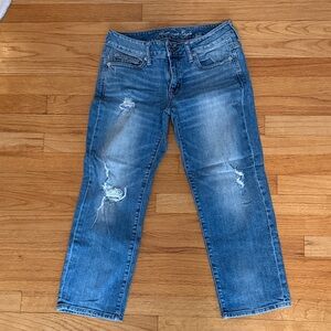 American Eagle Outfitters Women's Destructed Boyfit Jeans 4